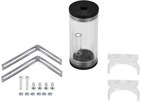 Richer-R G1/4 Gewinde Zylinder Reservoir Tank, 50 mm Durchmesser PC Flüssigkeit Wasserkühlung Volloffene Zylinder Wasserbehälter Tank Kit für PC Wasserkühlung
