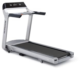 Horizon Fitness Laufband Paragon X mit leistungsstarkem 3,25 PS Motor und AirTrain Technologie welche unterschiedliche Lauf-Untergründe simuliert