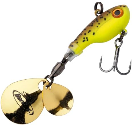 Berkley Pulse Spintail Jig Wobbler mit Spinnerblatt & Berkley Fusion Drilling – Weitwurf-Hardbait für Barsch, Forelle, Hecht