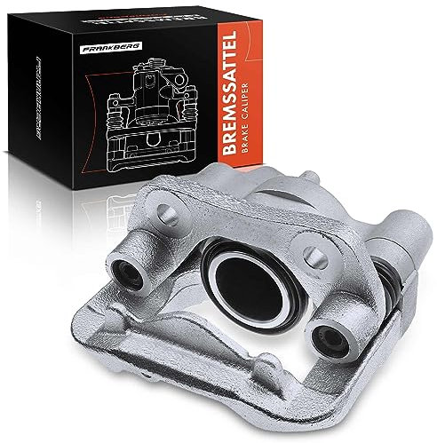 Frankberg Étrier de frein Pince de frein Avant Gauche fonte d'Aluminium avec support(Espacement de trous du support 82mm）Compatible avec 205 I 205 II 205 309 I 309 II C15 Visa ZX Remplacer# 95624920