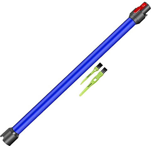 Italdos Verlängerungsrohr Teleskoprohr Rohr Kompatibel für Dyson V7 V8 V10 V11 V15 Länge 73 cm Schnellverschluss Anschluss - Blau