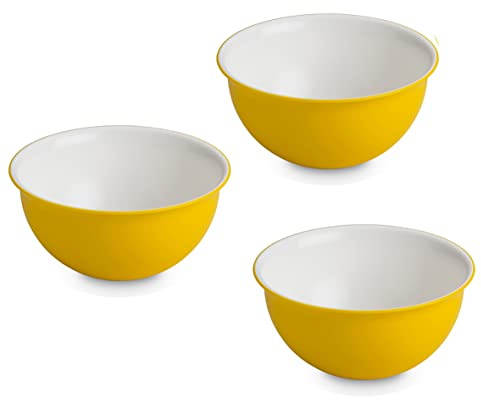 Omada Design 3 x 0,5 Liter Schalen, Schüsseln aus Polypropylen und integrierten antimikrobiellen Mitteln eliminiert Bakterien und Pilze. Linea Sanaliving