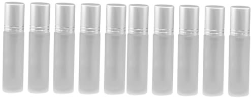 minkissy 10 Stk Ölrollerflaschen für ätherische Öle Flasche mit ätherischem Öl schrubben Auto hängender Diffusor ätherisches Öl Rollflaschen aus Glas Pack Wesen Glasur Glasperlen