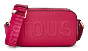 TOUS Sac à bandoulière Reporter T La Rue New Fuchsia, Femme