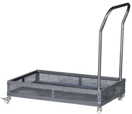 DHYGOTFUR Vielseitiger Mehrzweckwagen – Premium-Gartenwagen aus Stahl mit unschlagbarer Kapazität von 227 kg, 4,1 cm Rädern und abnehmbar, perfekt für Outdoor-Aufgaben