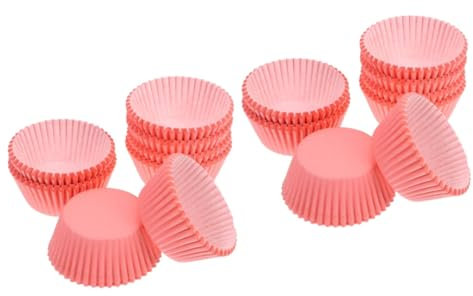 Amosfun 2sets Paper Muffin Liners Cupcake Wrappers Baking Cups Versatile 200pcs*2