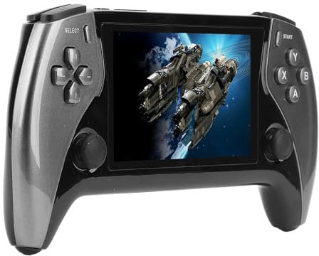 Emulatori Portatili Zunate con Schermo da 4,3 Pollici, Console di Gioco retrò Portatile Multifunzionale, Console di Gioco retrò Portatile con Supporto per 11 Emulatori, Doppi