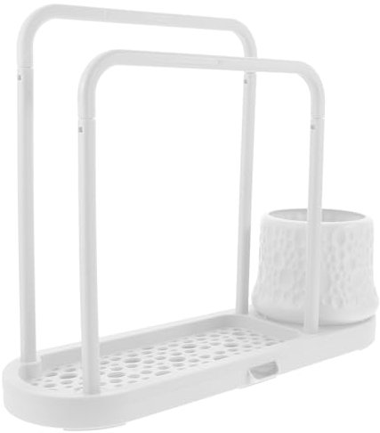 Cabilock Estante De Almacenamiento Para Cocina Soporte Para Escurrir Toallas Tazas Mantén Ordenada Cocina