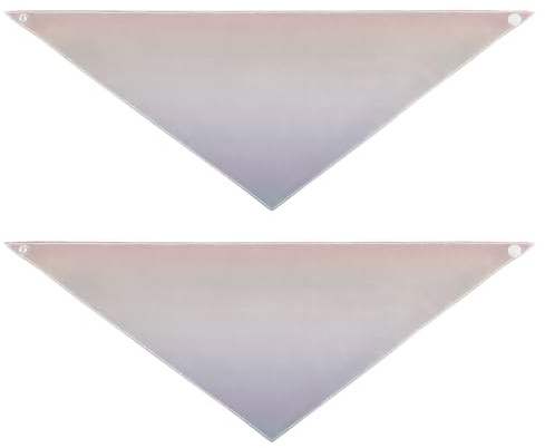 Halstuch-Set mit Farbverlauf, saisonales Hundehalstuch, Druckknopf, Dreieck-Lätzchen, Halstuch, niedliches Haustier-Urlaubszubehör, Dekoration für Hunde und Katzen