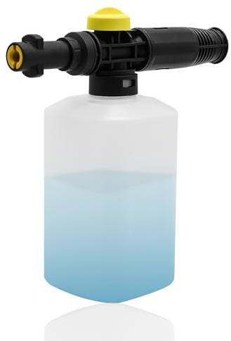 XtraHorn Snow Foam Gun, Adjustable Foam Lance for Karcher K2 K3 K4 Pressure Washer Cannon Bottle Attachment for Car Wash 750ML