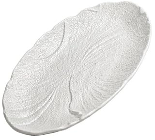 ULTRAWAVE Dinner Plate Japanese Fish Plate Household Steamed Fish Plate Vegetable Plate Creative Dinner PlatesSalad Plates Dessert Tray Dish Plates(M)