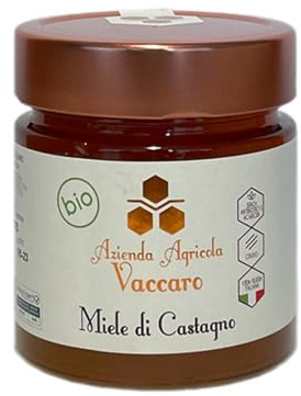 Apicoltura - Miele di Castagno 300g | Gusto Forte e Autentico | Ricco di Sali Minerali | Crudo non Pastorizzato | Alta Qualità Artigianale Italiana dalla Basilicata | Made in Italy