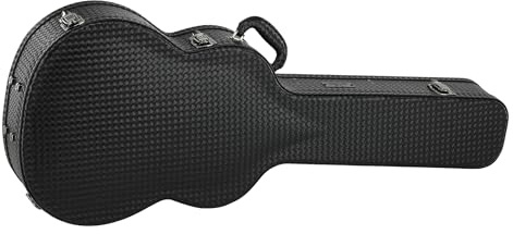 LUTHIER MANUEL RODRÍGUEZ Vipera Guitar Case - Classical Guitar Case - Solid Wood Core - Curved Lid - Black - Accessory Compartment - Hygrometer