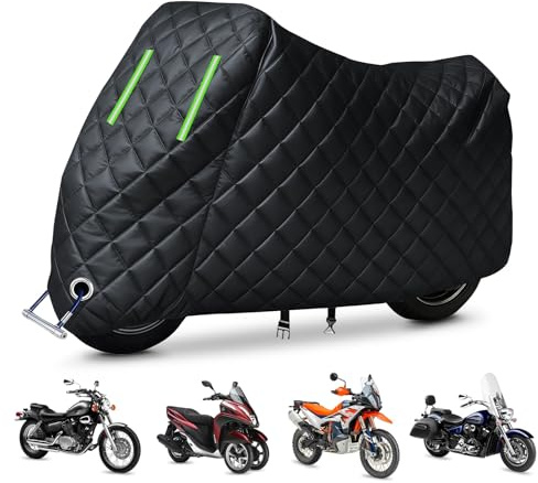 Funda Moto antigranizo para Yamaha YZF-R6 Racing Edition, Tela Oxford 210D Resistente a los arañazos con Orificios para candado, Almohadilla de algodón Funda Moto Exterior Impermeable