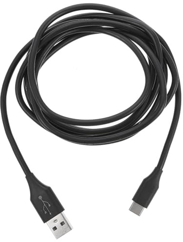 BESPORTBLE Câble de Chargement USB pour Manette de Jeu, 2 mètres, Protection Contre la Surcharge et Charge Stable, en ABS Noir, Usage Domestique et Automobile