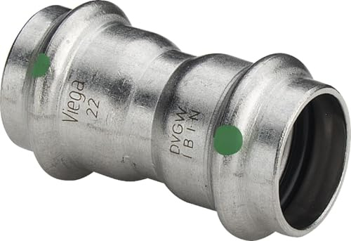 Viega 2315 - Muffe Sanpress 2315 Durchmesser 18 mm Edelstahl