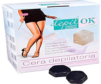 CERA BAJA FUSION NEGRA DEPIL-OK 1KG - NUEVO FORMATO