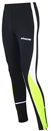 Airtracks Damen Funktions Laufhose Lang - Running Tight - Atmungsaktiv - Kompression - Reflektoren