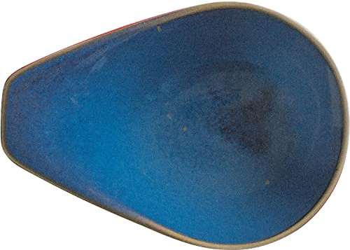 KAHLA Homestyle Schale mit Griff 0,25 l atlantic blue orientalisches Geschirr aus Porzellan mit Steingut- und Keramiklook Dipschale Kompottschale oval 250 ml blau