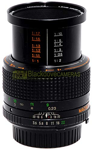 Minolta MD Objectif 50 mm f3,5 Macro pour appareils photo reflex à film MD MC