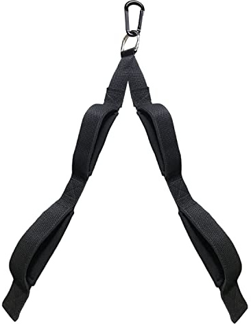 Topfinder Trizepsseil Extra Langes Zugseil, Latzug Seil Bizeps Tricep Rope Fitness Zubehör Krafttraining Kabelzug Griffe