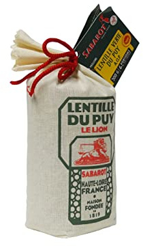 Sabarot - Pochon de Lentille verte du Puy A.O.P. 500g