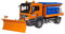 bruder 03785 - Man TGS Winterdienst mit Räumschild - 1:16 Fahrzeuge, Streuwagen, Schneeräumer, Schneepflug, Winterdienst, Spielzeug ab 4 Jahre