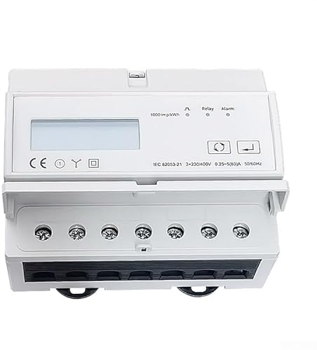 3-Phasen-Stromzähler, Stromenergiemonitor Din-Schiene bidirektional, unterstützt RTU Modbus, funktioniert mit Tuya/Smart Life