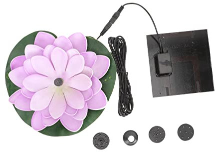 HANABASS 1satz Solarbetriebene Wasserlilie Schwimmende Fontäne Für Garten Und Teich Elegante Dekoration Für Außenbereiche Installieren Und Effizient