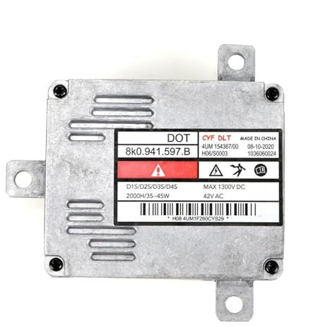 ZXYIWSDF Vorschaltgerät Kompatibel Mit A3 A4 A5 A6 A8 Q5 Q7 A1 8K0.941.597.B 8K0941597 B8K0941597B Auto-Xenon-Scheinwerfer-HID-Vorschaltgerät D3S D3R D4S D4R
