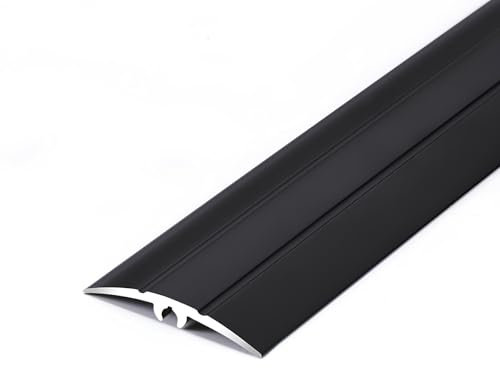 XMAIYIF Aluminium Übergangsprofil inkl. Sockelprofil Anpassungsprofil wasserfeste Abdeckleiste für Bodenbeläge Teppich Laminat Übergangsprofil
