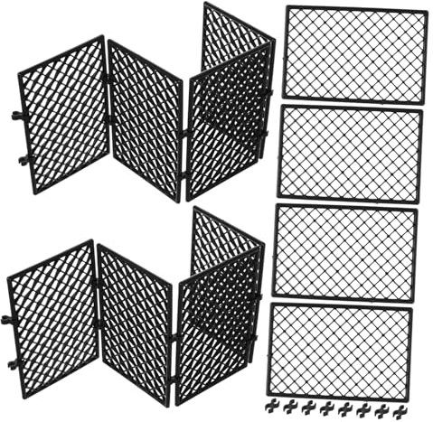 BESTonZON 30pcs Rc Car Maintenance Parking Panel Rc Car Garage Assembly Mesh Panel