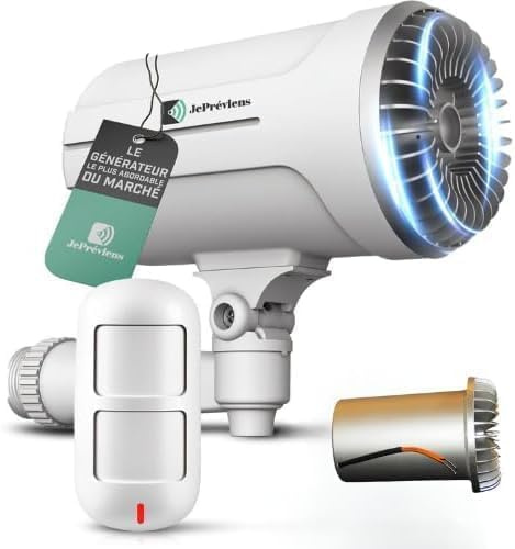 Niebla Anti Robo, Squat,Intrusión & Robo | Asegure su casa/apartamento con este innovador sistema de alarma independiente App Tuya (recarga adicional, 1, conjunto)