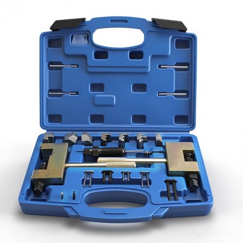 KeleHD Strumento di rivettatura per catene di distribuzione del motore, strumento di installazione per la rimozione della catena di distribuzione