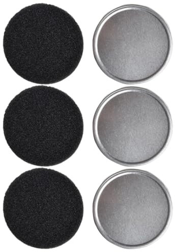 OATIPHO Esponja Limpiadora de Brochas de Maquillaje 3 Juegos en Caja, Herramienta Ligera de Esponja y Hierro para Eliminar Maquillaje en Viajes y Tocadores