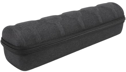 Alomejor Kompakt 5-fack Watch Storage Box Portable Organizer för Armbandsurälskare Svart EVA och Nylon