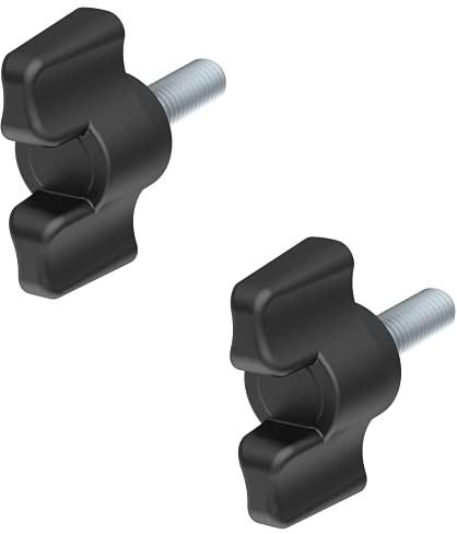 Vis Papillon à Oreilles, Mancheron Blocage Brancard, M5 x 40, Lot de 2