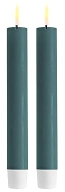ReWu Deluxe Homeart Stabkerze 2 Stück 24 cm - Jade Green