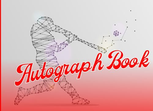 Baseball Autograph Book: A Red Signature & Photo Album to Celebrate Your Favorite Sport, Capturing Players, Coaches, and Celebrity Encounters. ... Family Baseball Game Memories Crafted to Last
