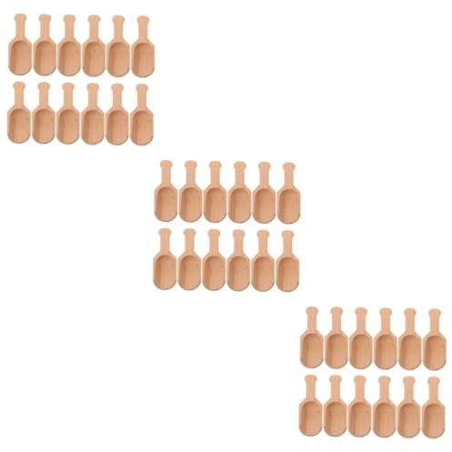 TOPBATHY 36piezas Cucharas De Madera De Haya De Cucharas De y Multiusos Para Cocina Utensilios Prácticos y Cómodos Para Restaurantes y Supermercados