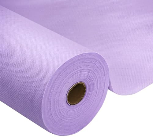 HiBeauty PRO Tischdeckenrolle Einweg, Helles Lila, 1x25m, Tischdecke | Einweg Vlies Stoffähnlich, ideal für Jede Party, Hochzeit, Geburtstagsfeier, Taufe, Gastronomie, Größe und Farbe nach Wahl