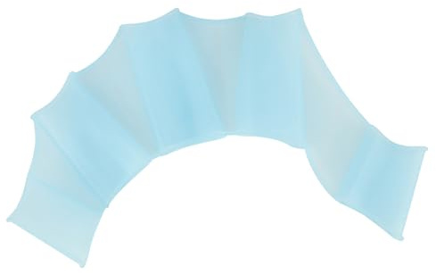 1 Pair Soft Silicone Webbed Swim Gloves - Hand Paddles for Swimming Training, Diving Exercise, Aquatic Fitness for Men, Women, Kids