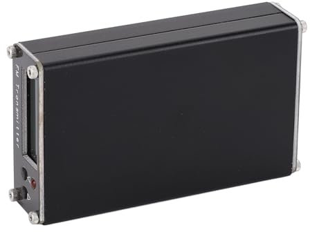 Transmisor de Radiodifusión FM, Estación Estéreo de Frecuencia Ajustable de Largo Alcance 0,5 W 2 KM con LCD Ideal para Eventos, Estación Estéreo de Radio FM de Largo Alcance