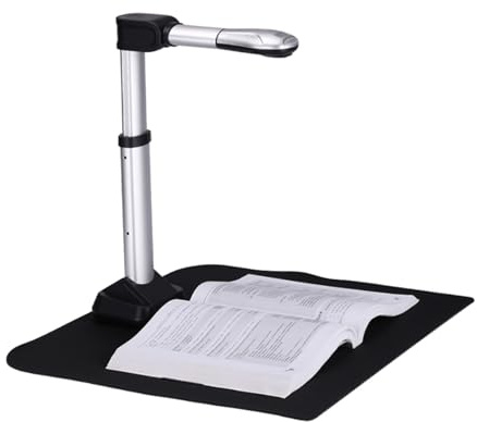 Document Scanner, BK51 High Speed Scanner 16 Million Pixels HD USB Document Camera, Auto With LED Light Capture Size A3 A4 For ID Passport