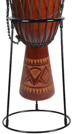 zjhukfmc Percussion Instrument Holder | Carbon Steel Adjustable Drum Floor Stand - Black Percussion Rack Musical Instrument Supplies for Adults, Beginners, Musician