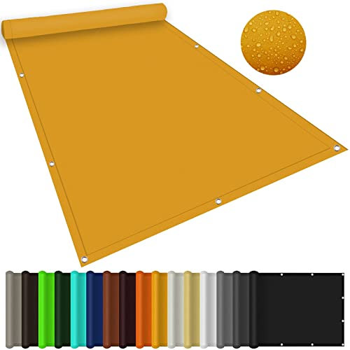 Waterproof Sun Shade Sail for Hot Tub Shelter Garden 1 X 1.2 M Sunscreen Canopy with 98% UV Block Free Rope Included Ideal for Garden Beach and Patio Beige