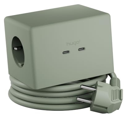 Brennenstuhl Hugo! ONE 2nd Gen. Steckdosenwürfel mit USB C 20W PD