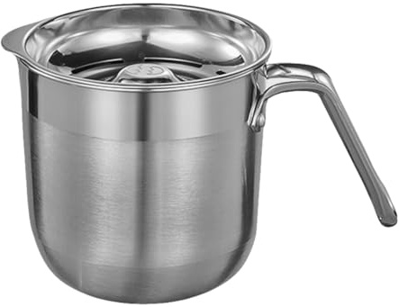 iplusmile Separatore Uova Acciaio Inox Secchio di Divisione per Conservazione di Tuorli Bianchi Uova per Cucina Ristorante Panetteria