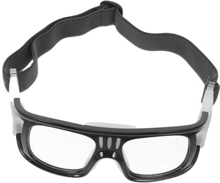 GALPADA Schutzbrille Für Sport Schwarz Filter Stoßfest Winddicht Flexible Träger Verstellbar Robuster Rahmen Entspiegelte Gläser Abnehmbarer Riemen Geeignet Für Basketball Fußball Radfahre