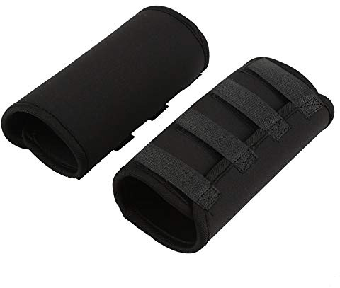 Fyearfly Beinschutz für Hunde, 1 Paar Hunde-Vorderbein-Bandage, Knieschutz, chirurgische Verletzungsbandage, für Haustier Hund mit Arthritis-Verletzungen (Schwarz, L)